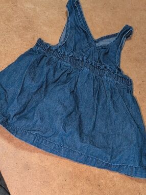 Baby Carter's Denim Blue Sleeveless Dress Size 6M